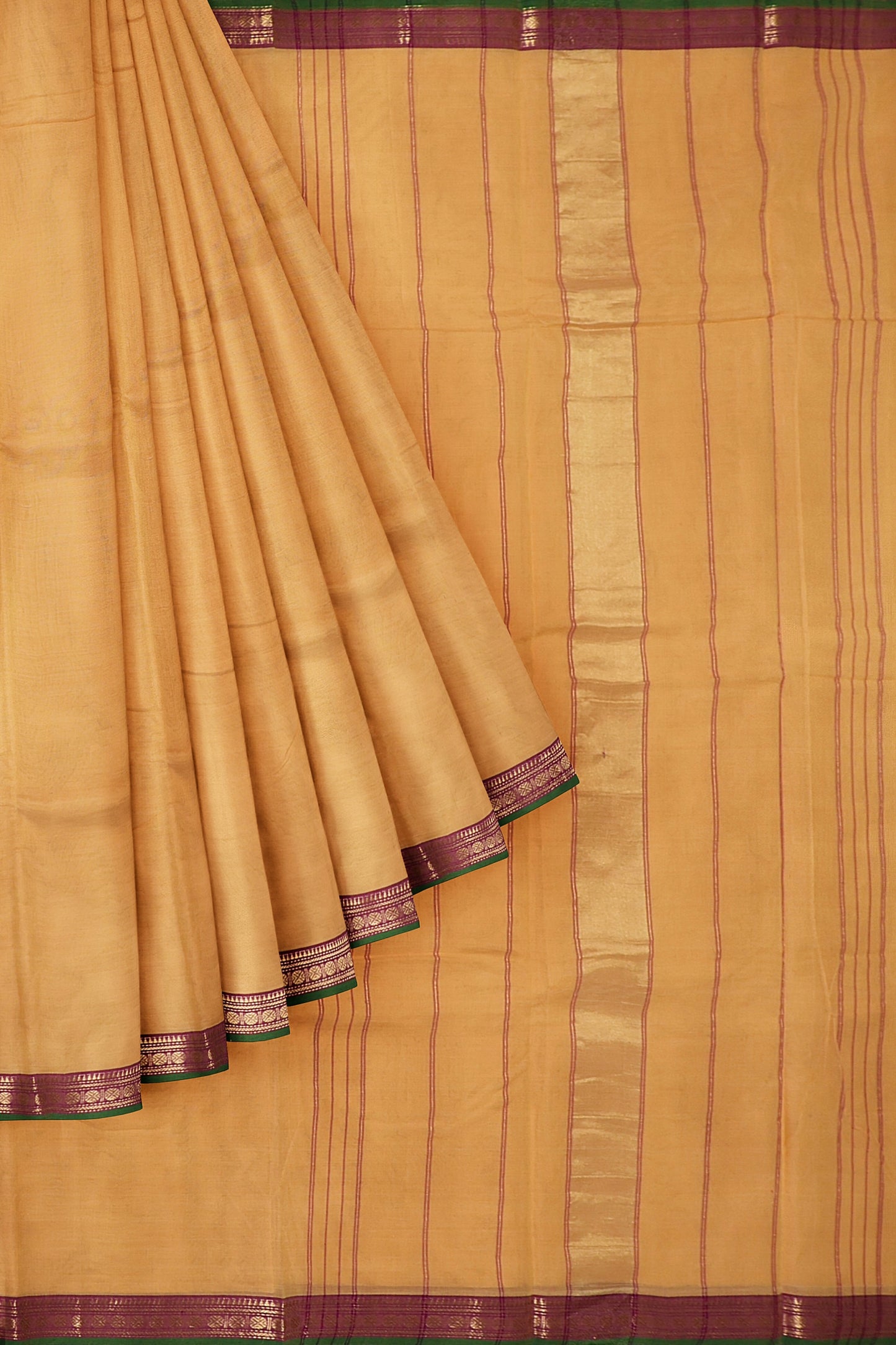 SENSAN Women’s  Kanchi Cotton Saree with Blouse Piece [SKU:727]