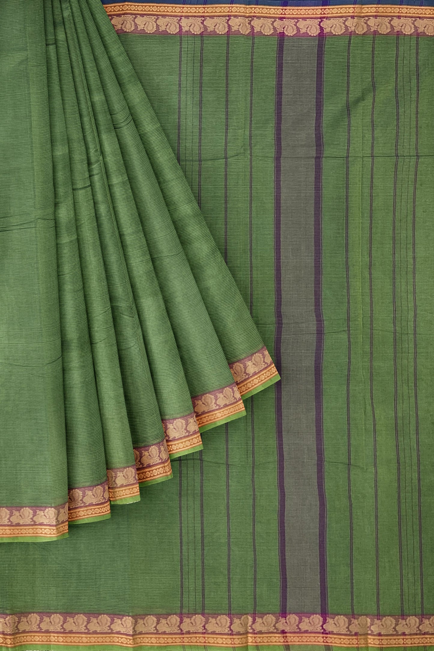SENSAN Women’s  Kanchi Cotton Saree with Blouse Piece [SKU:739.3]