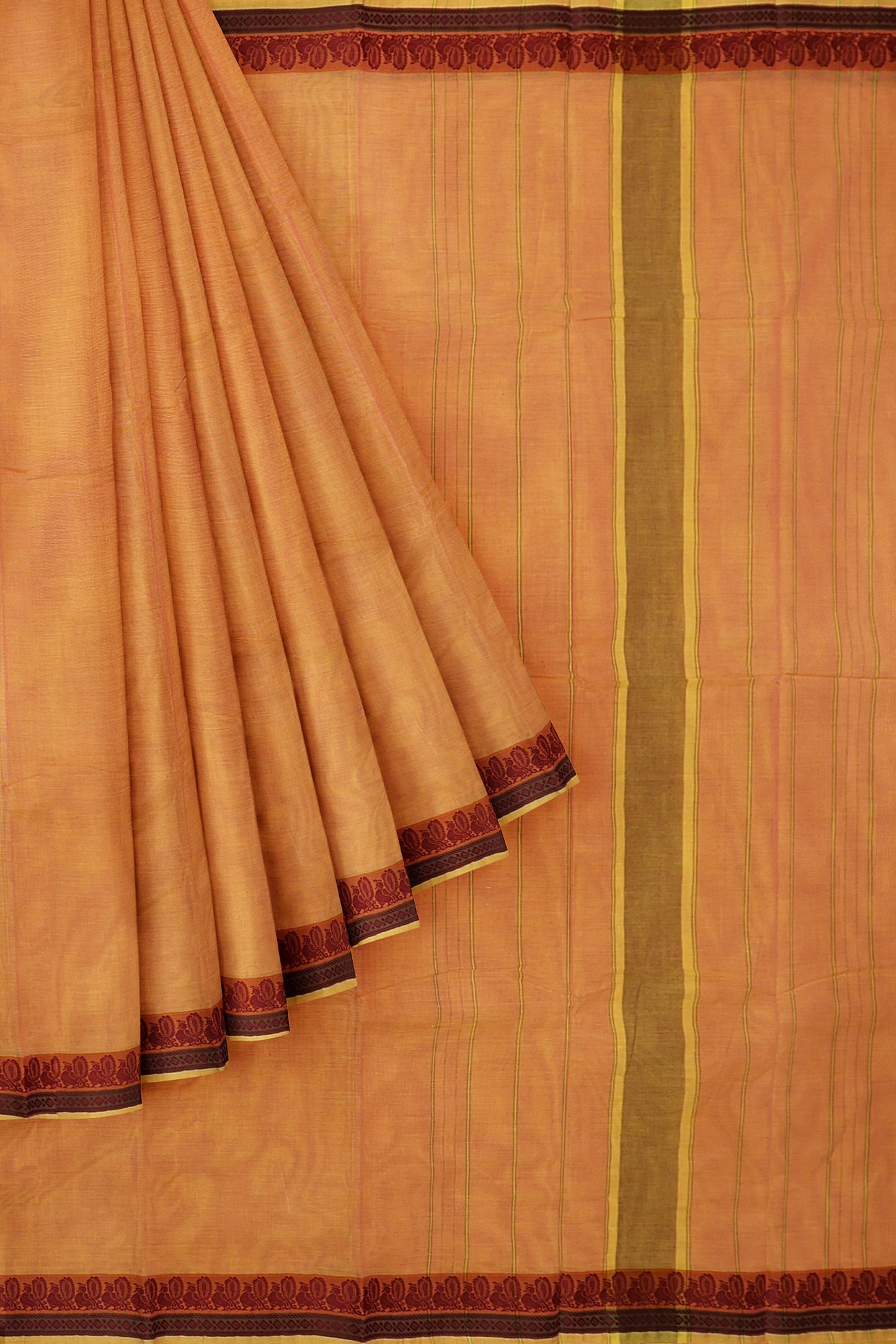 SENSAN Women’s  Kanchi Cotton Saree with Blouse Piece [SKU:739]