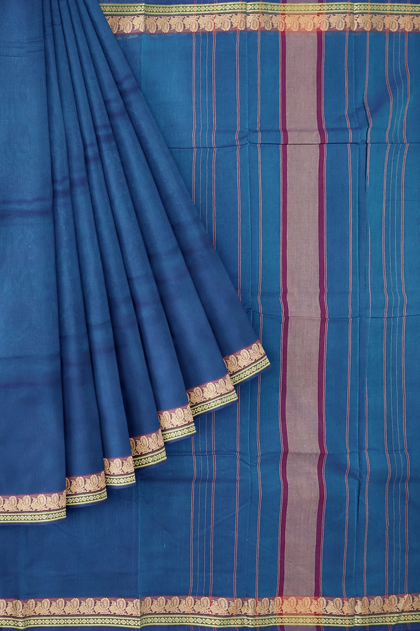 SENSAN Women’s  Kanchi Cotton Saree with Blouse Piece [SKU:739]