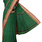 SENSAN Women’s  Kanchi Cotton Saree with Blouse Piece [SKU:741]