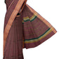 SENSAN Women’s  Kanchi Cotton Saree with Blouse Piece [SKU:741]