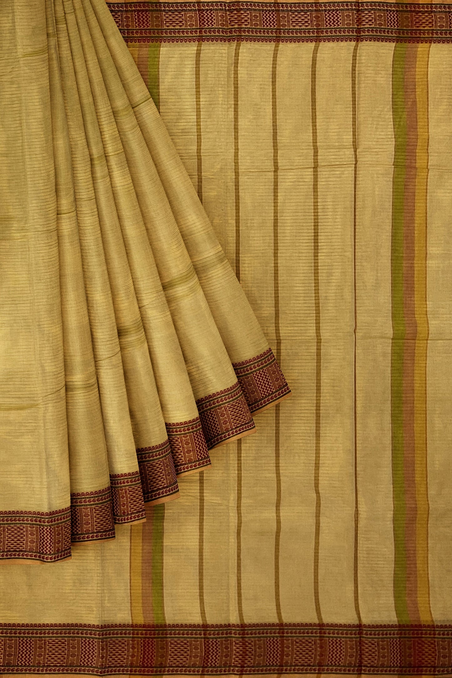 SENSAN Women’s  Kanchi Cotton Saree with Blouse Piece [SKU:741]