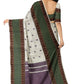 SENSAN Women’s Handloom Kanchi Cotton Saree with Blouse Piece [SKU:743]