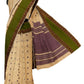 SENSAN Women’s Handloom Kanchi Cotton Saree with Blouse Piece [SKU:743]