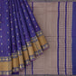 SENSAN Women’s Handloom Kanchi Cotton Saree with Blouse Piece [SKU:743]
