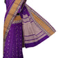 SENSAN Women’s Handloom Kanchi Cotton Saree with Blouse Piece [SKU:743]