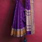 SENSAN Women’s Handloom Kanchi Cotton Saree with Blouse Piece [SKU:743]