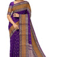 SENSAN Women’s Handloom Kanchi Cotton Saree with Blouse Piece [SKU:743]