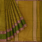 SENSAN Women’s Handloom Kanchi Cotton Saree with Blouse Piece [SKU:743]