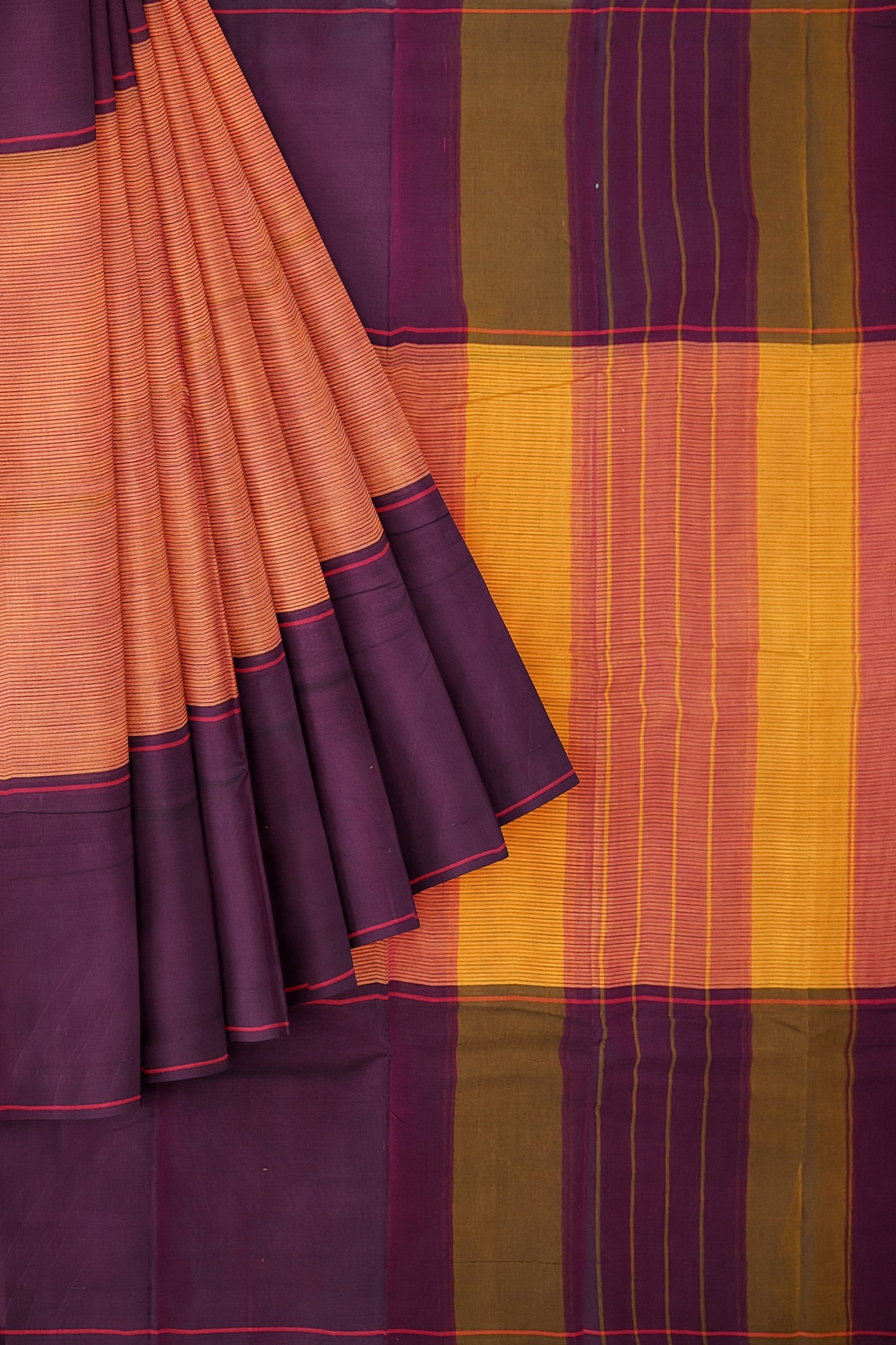 SENSAN Women’s Kanchi Cotton Saree with Blouse Piece [SKU:750]