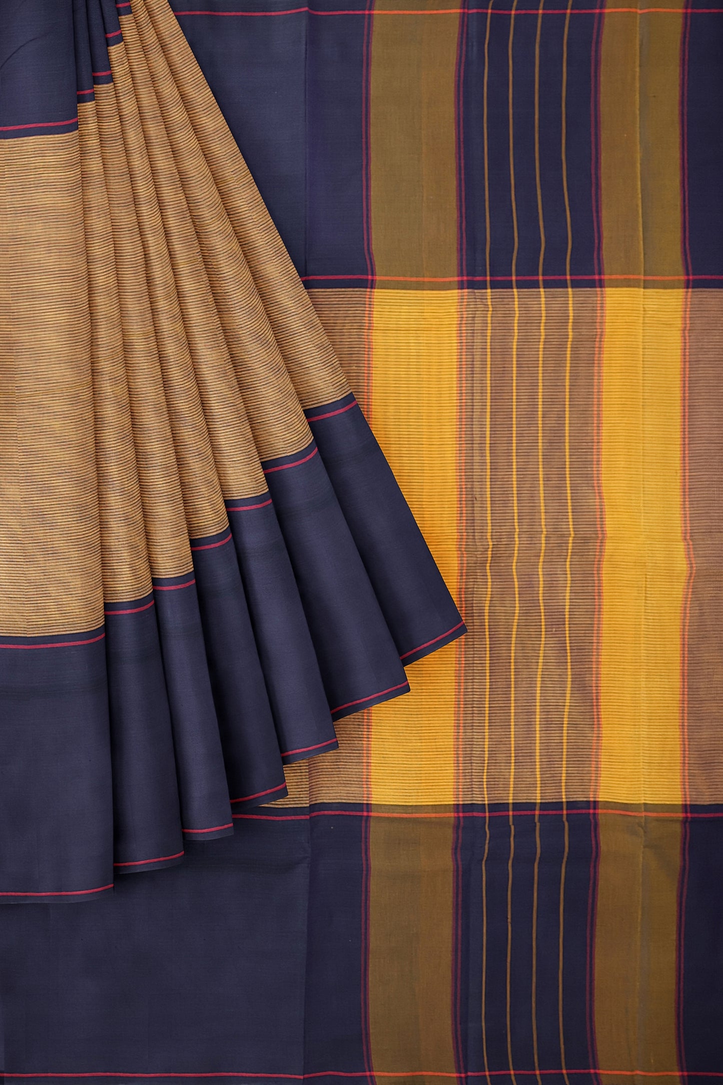 SENSAN Women’s Kanchi Cotton Saree with Blouse Piece [SKU:750]
