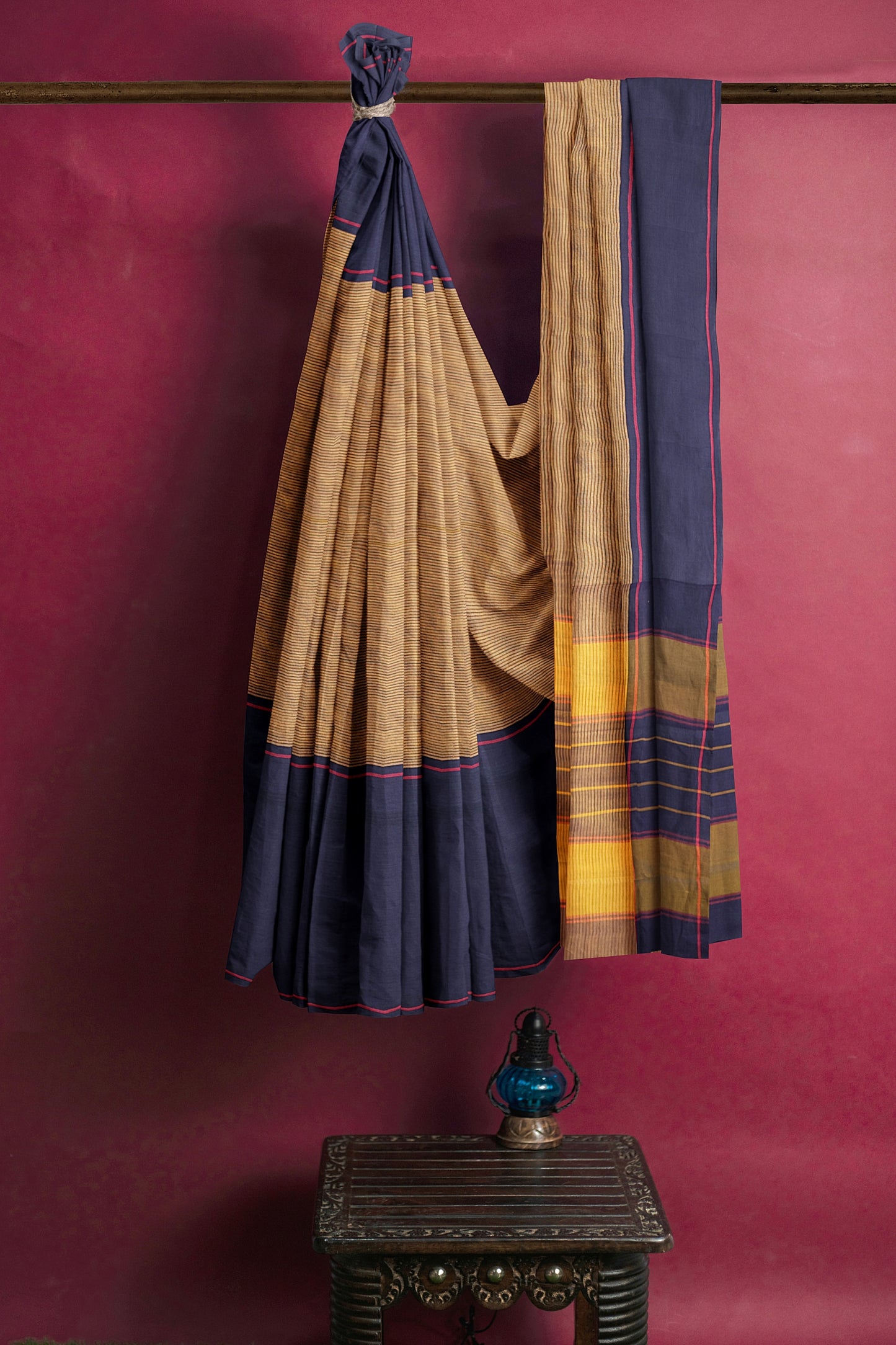 SENSAN Women’s Kanchi Cotton Saree with Blouse Piece [SKU:750]