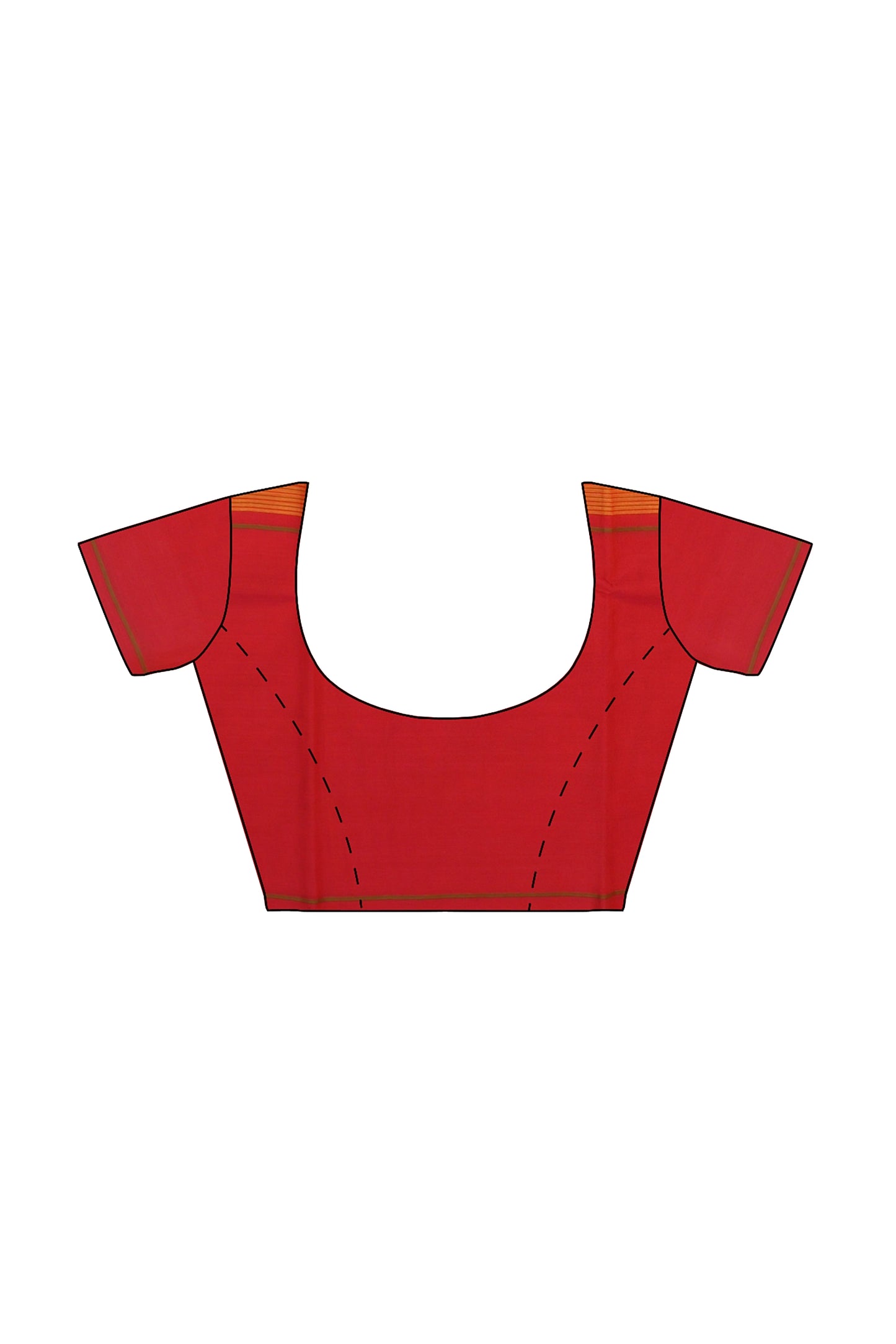 SENSAN Women’s Kanchi Cotton Saree with Blouse Piece [SKU:750]