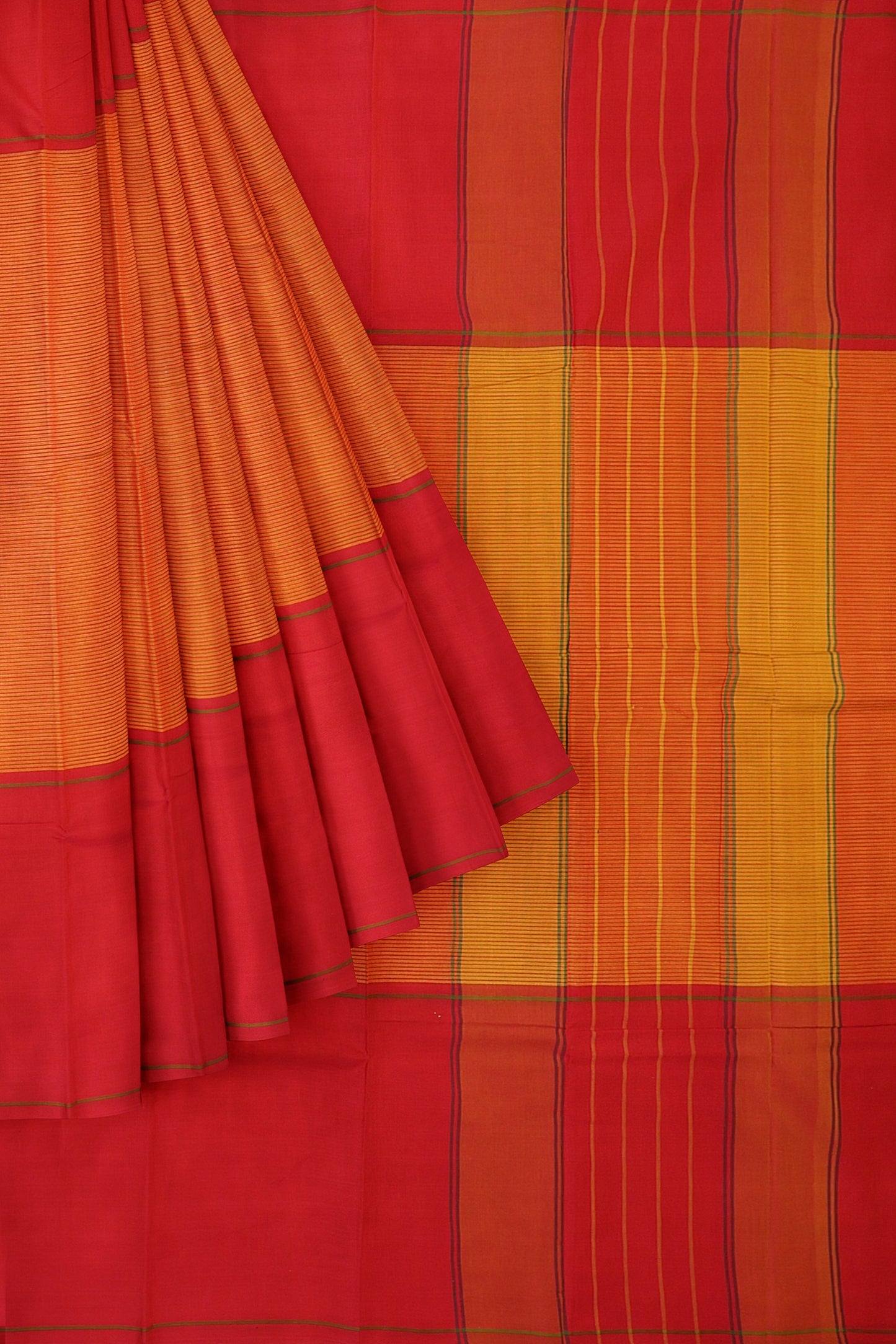 SENSAN Women’s Kanchi Cotton Saree with Blouse Piece [SKU:750]