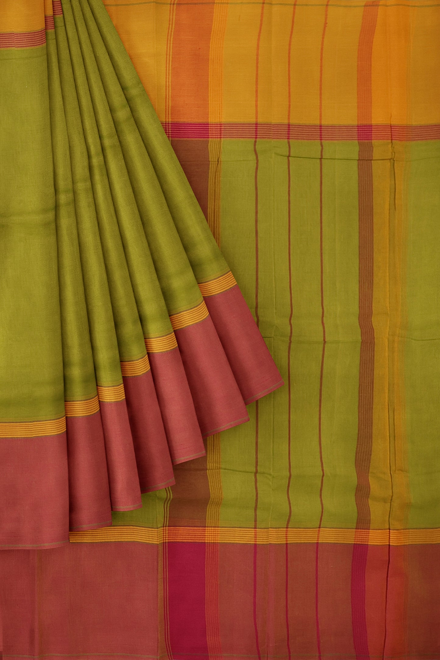 SENSAN Women’s Kanchi Cotton Saree with Blouse Piece [SKU:751]