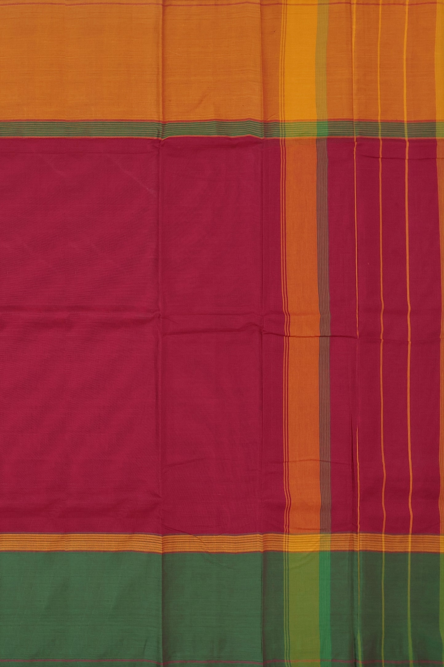 SENSAN Women’s Kanchi Cotton Saree with Blouse Piece [SKU:751]