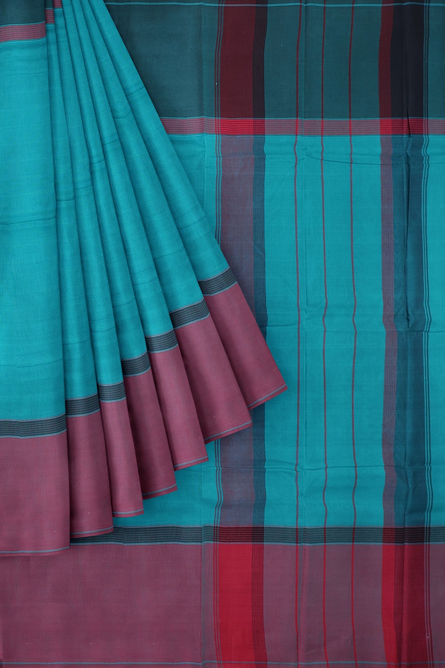 SENSAN Women’s Kanchi Cotton Saree with Blouse Piece [SKU:751]