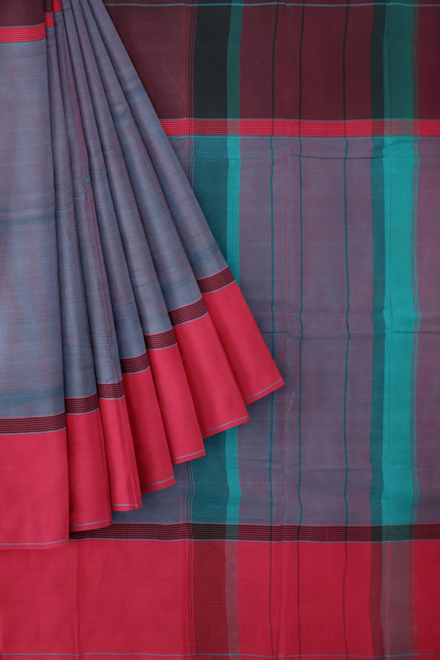 SENSAN Women’s Kanchi Cotton Saree with Blouse Piece [SKU:751]