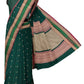 SENSAN Women’s Handloom Kanchi Cotton Saree with Blouse Piece [SKU:758]