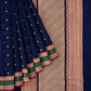 SENSAN Women’s Handloom Kanchi Cotton Saree with Blouse Piece [SKU:758]