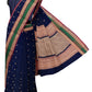 SENSAN Women’s Handloom Kanchi Cotton Saree with Blouse Piece [SKU:758]