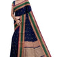 SENSAN Women’s Handloom Kanchi Cotton Saree with Blouse Piece [SKU:758]