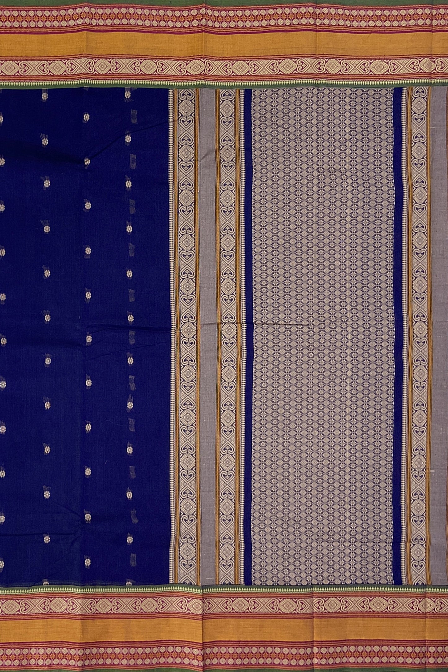 SENSAN Women’s Handloom Kanchi Cotton Saree with Blouse Piece [SKU:766]