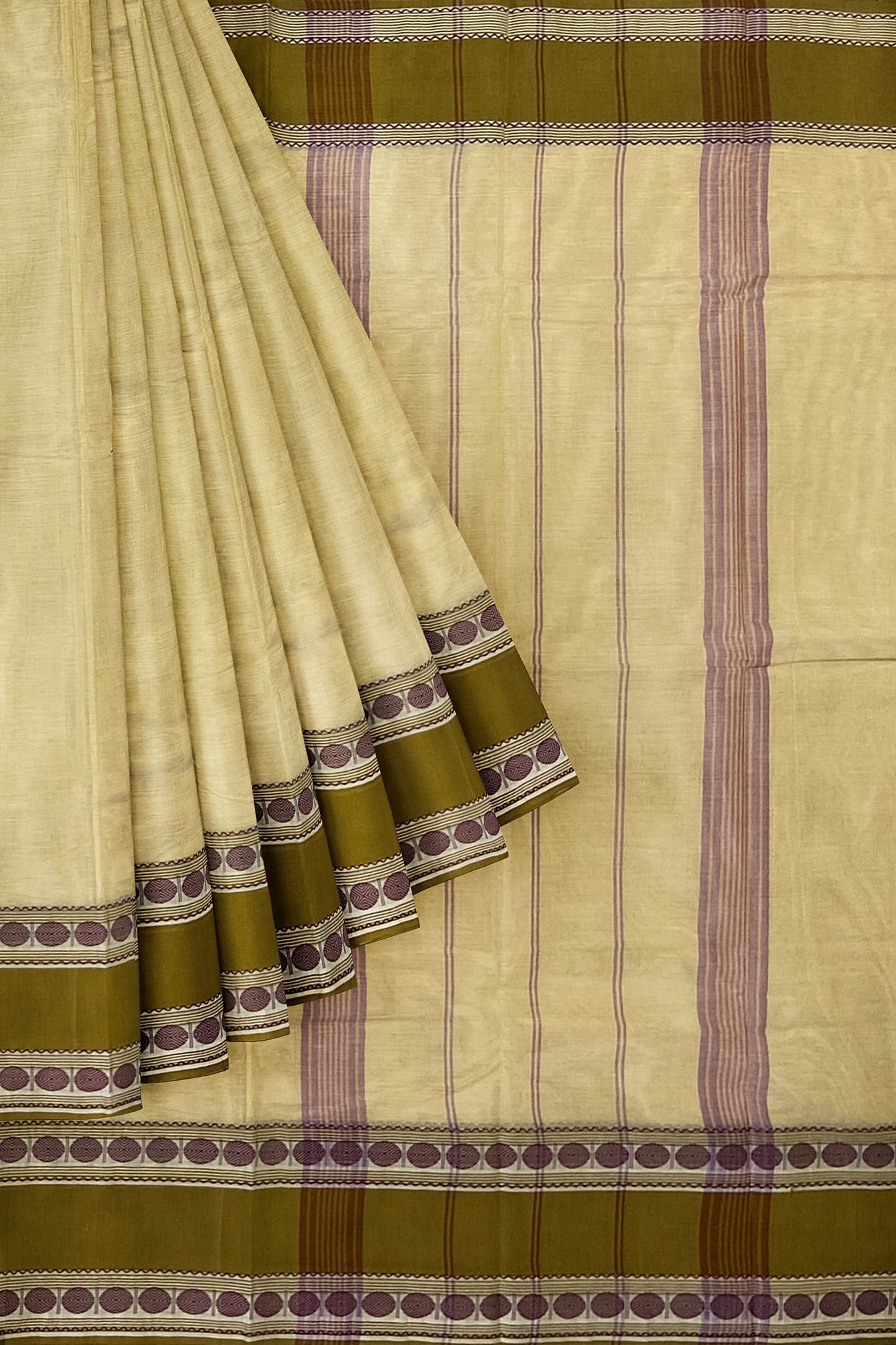 SENSAN Women’s Kanchi Cotton Saree with Blouse Piece [SKU:772]