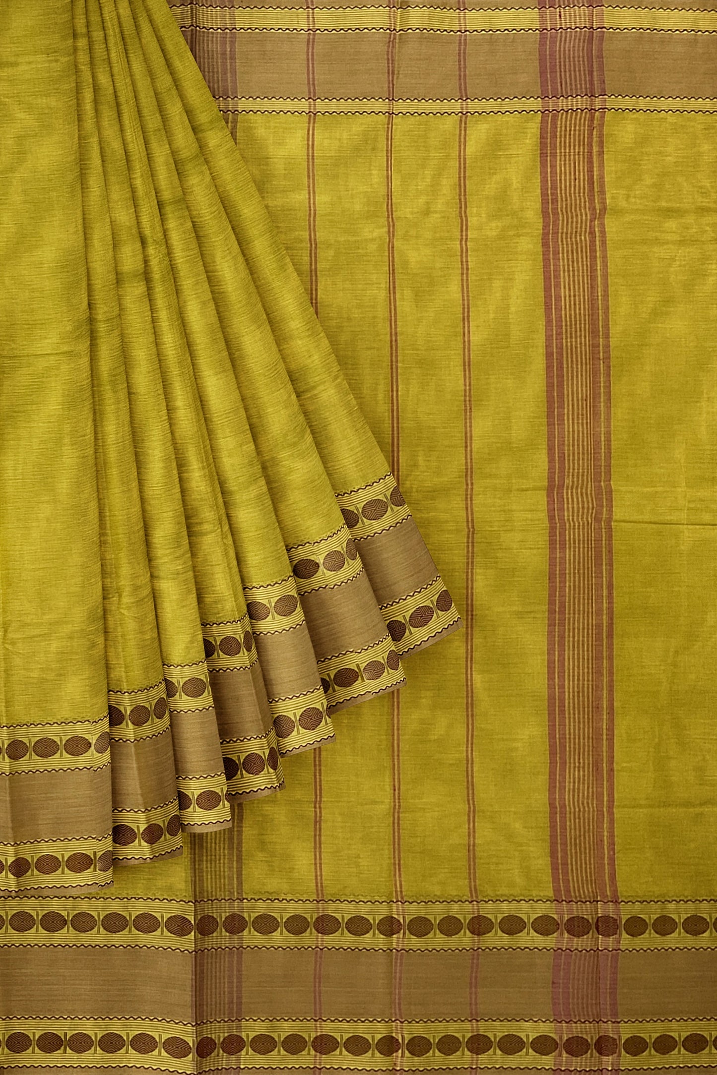 SENSAN Women’s Kanchi Cotton Saree with Blouse Piece [SKU:772]