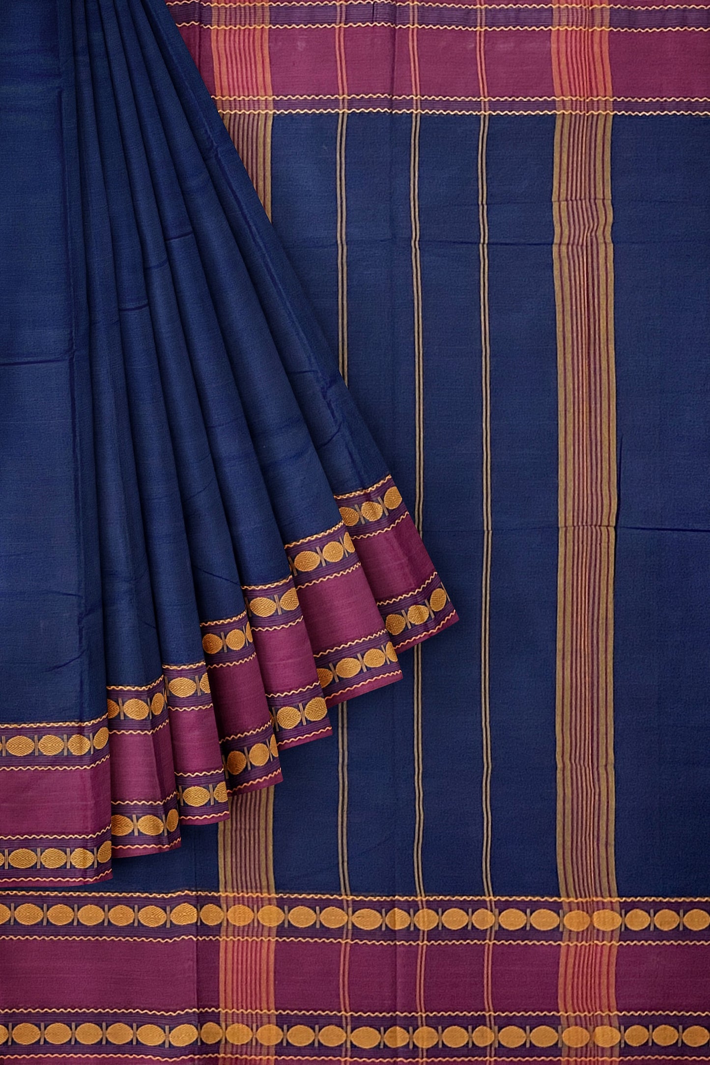 SENSAN Women’s Kanchi Cotton Saree with Blouse Piece [SKU:772]