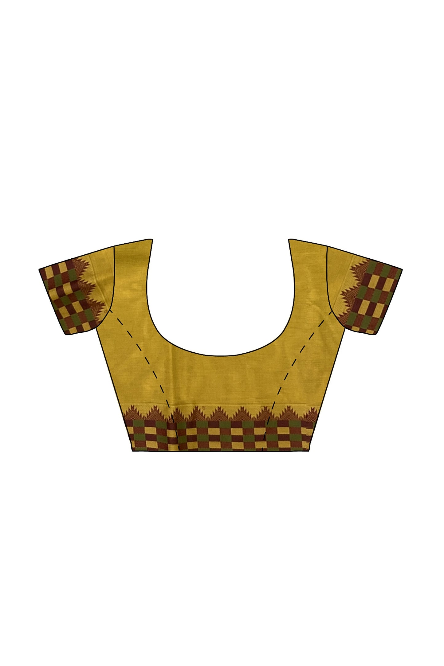 SENSAN Women’s  Kanchi Cotton Saree with Blouse Piece [SKU:773]
