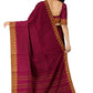 SENSAN Women’s  Kanchi Cotton Saree with Blouse Piece [SKU:773]