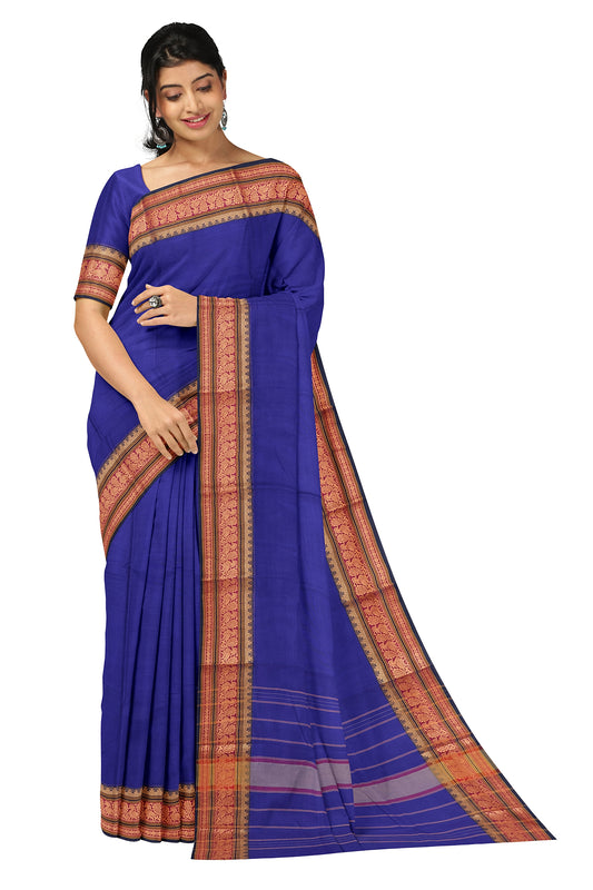 SENSAN Women’s  Kanchi Cotton Saree with Blouse Piece [SKU:779]