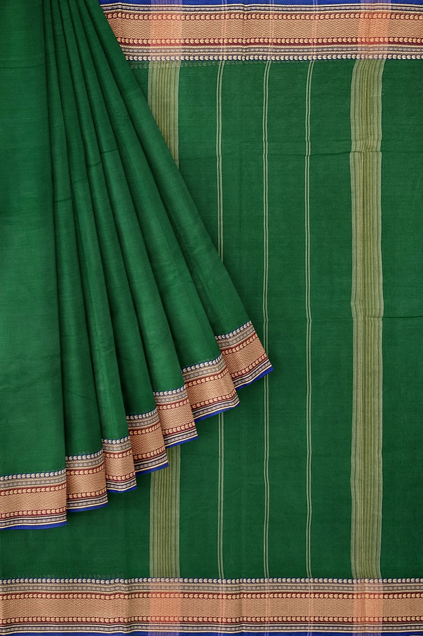 SENSAN Women’s  Kanchi Cotton Saree with Blouse Piece [SKU:780]