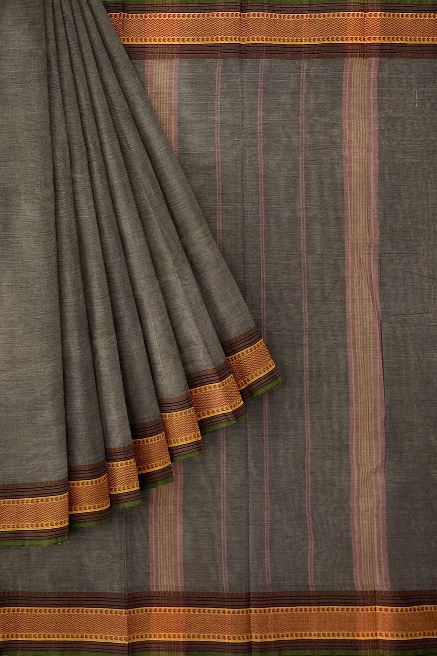 SENSAN Women’s  Kanchi Cotton Saree with Blouse Piece [SKU:780]