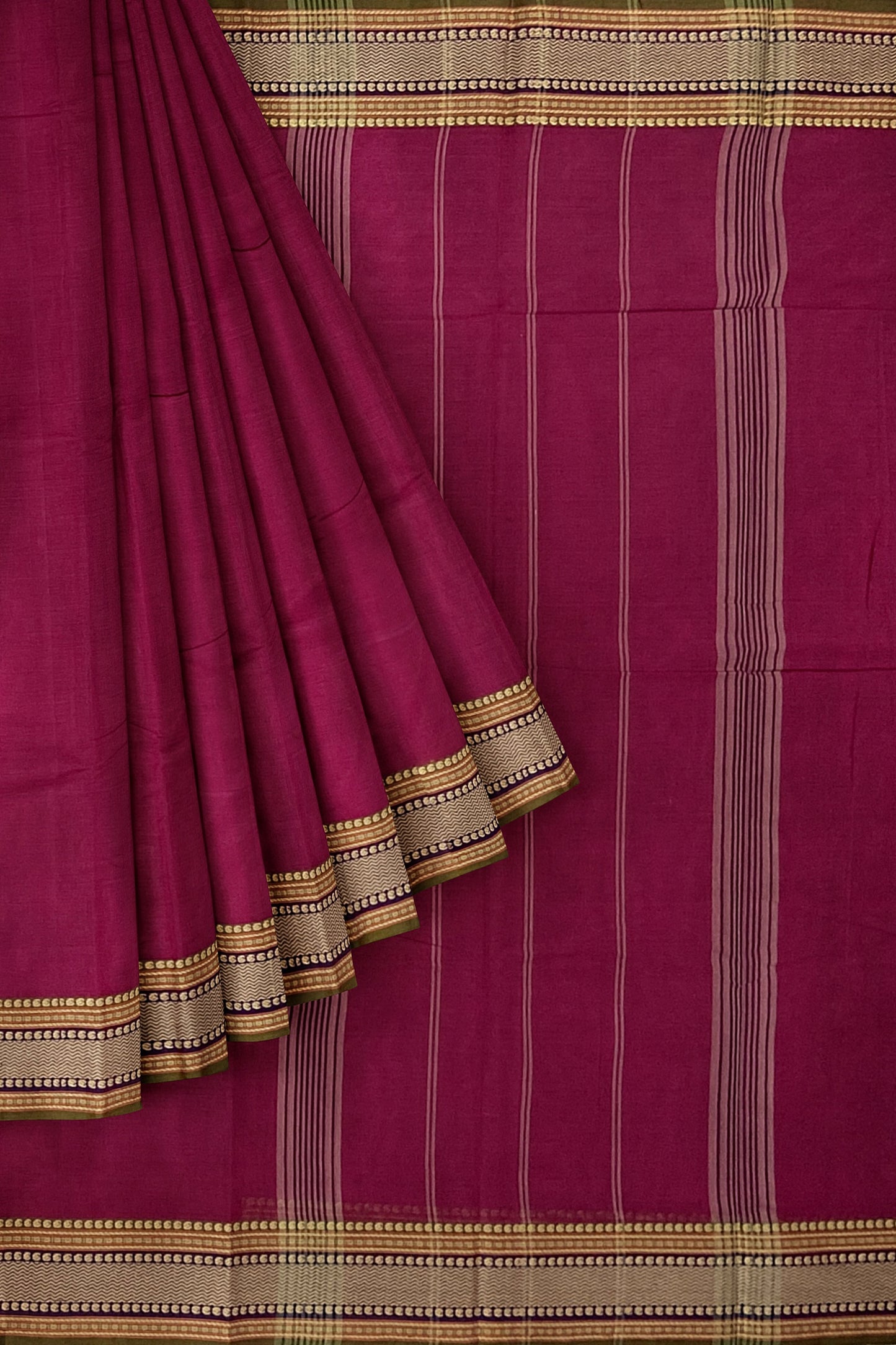 SENSAN Women’s  Kanchi Cotton Saree with Blouse Piece [SKU:780]