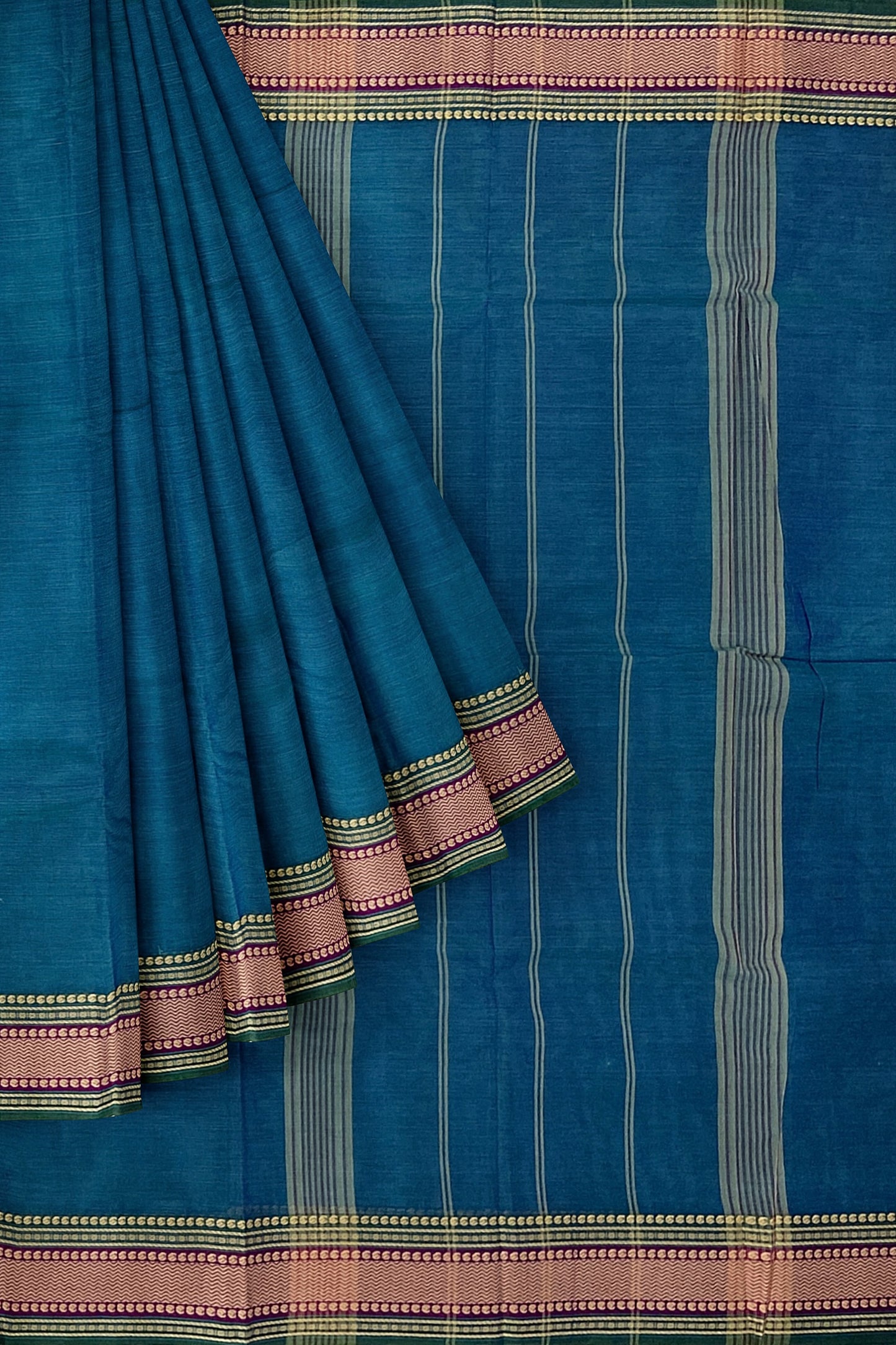 SENSAN Women’s  Kanchi Cotton Saree with Blouse Piece [SKU:780]