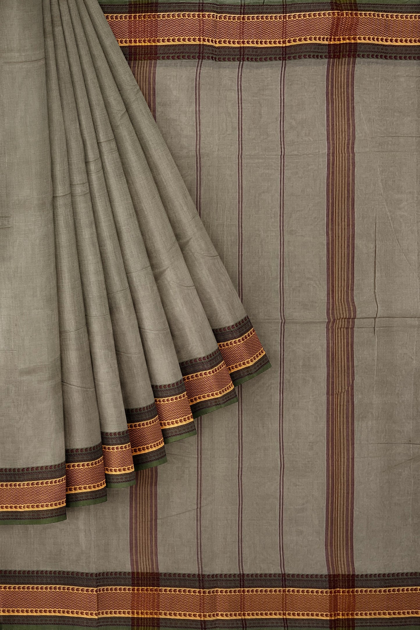 SENSAN Women’s  Kanchi Cotton Saree with Blouse Piece [SKU:780]