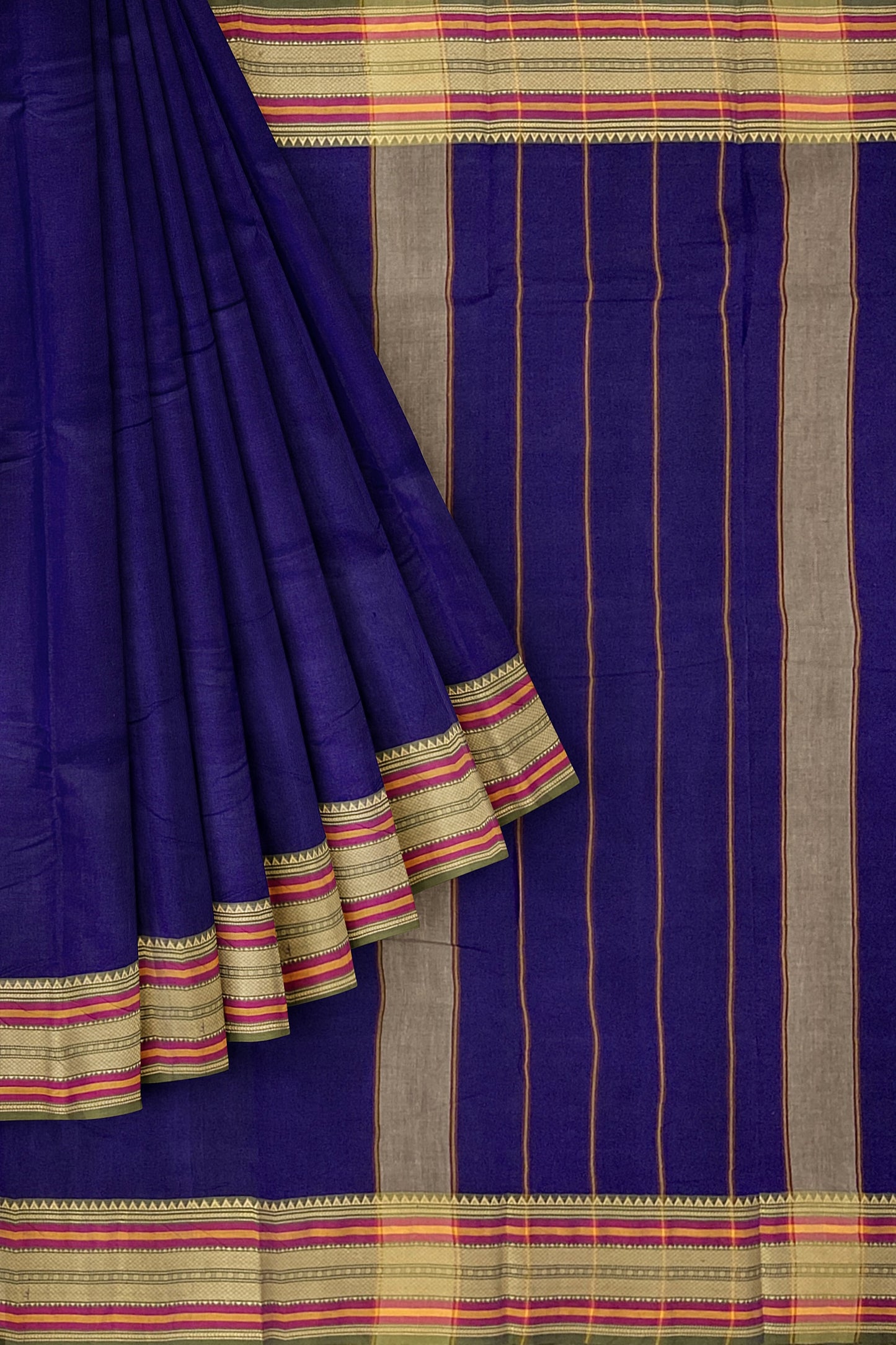 SENSAN Women’s Kanchi Cotton Saree with Blouse Piece [SKU:782]