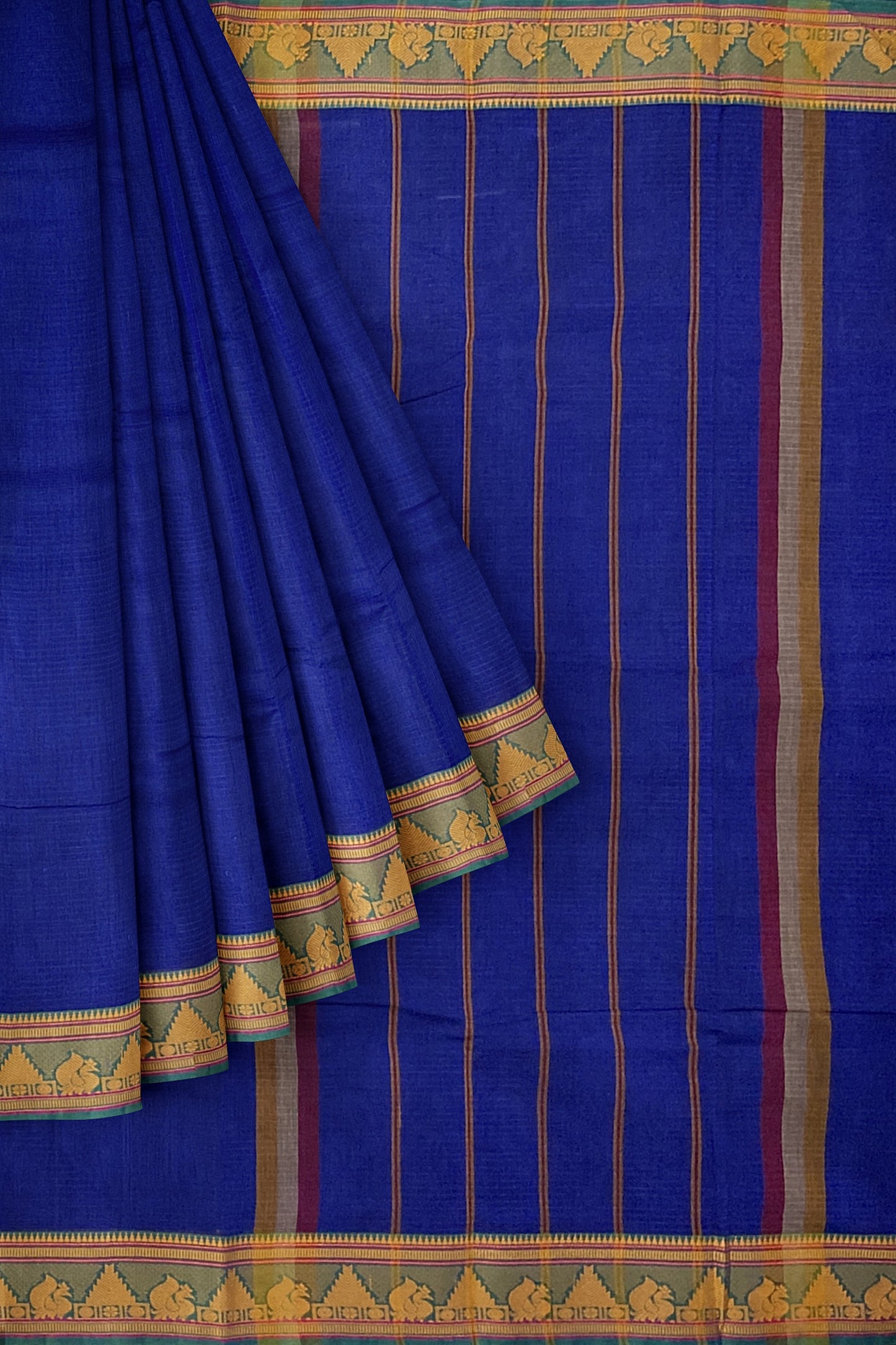 SENSAN Women’s  Kanchi Cotton Saree with Blouse Piece [SKU:784]