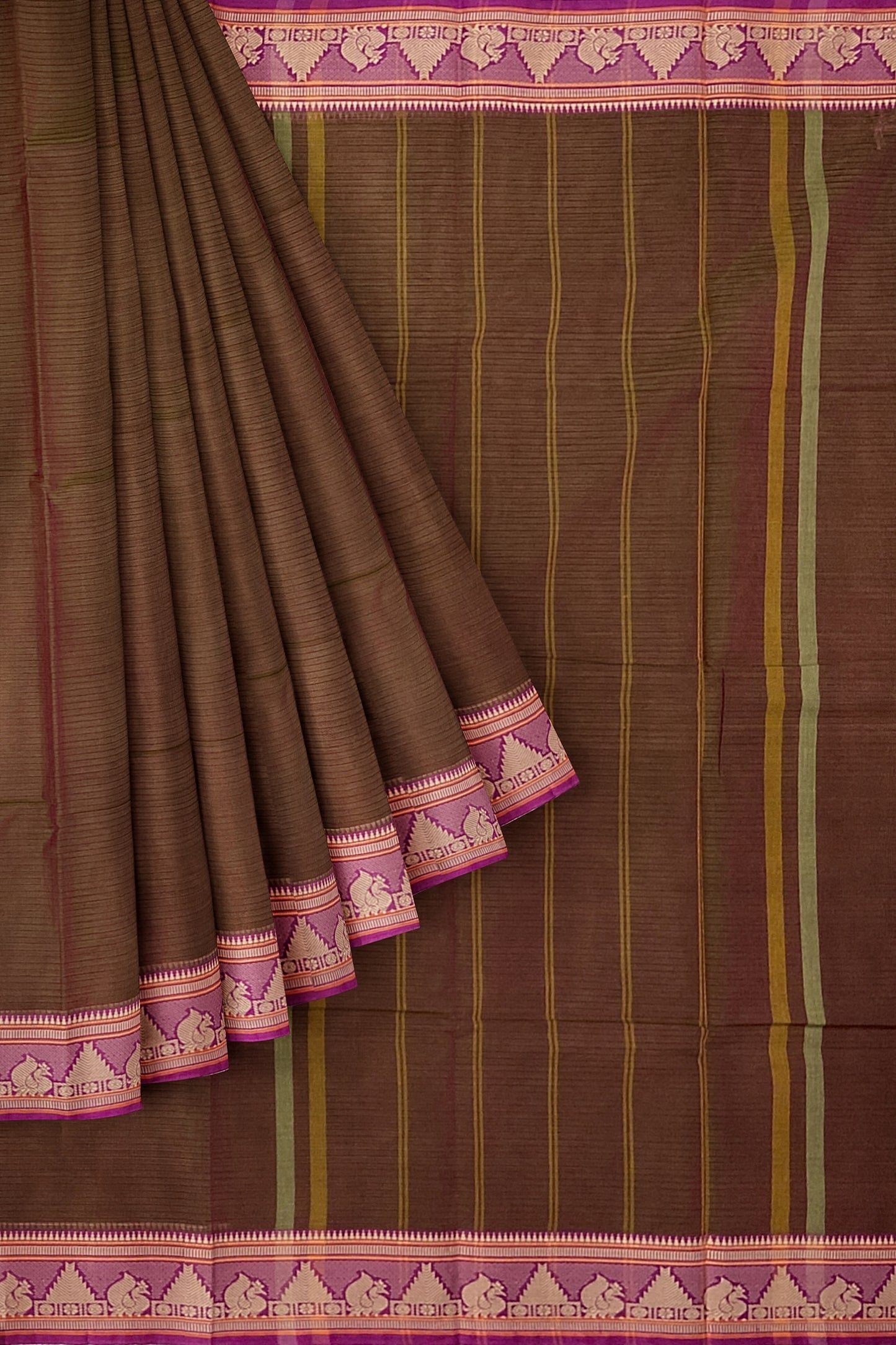 SENSAN Women’s  Kanchi Cotton Saree with Blouse Piece [SKU:784]