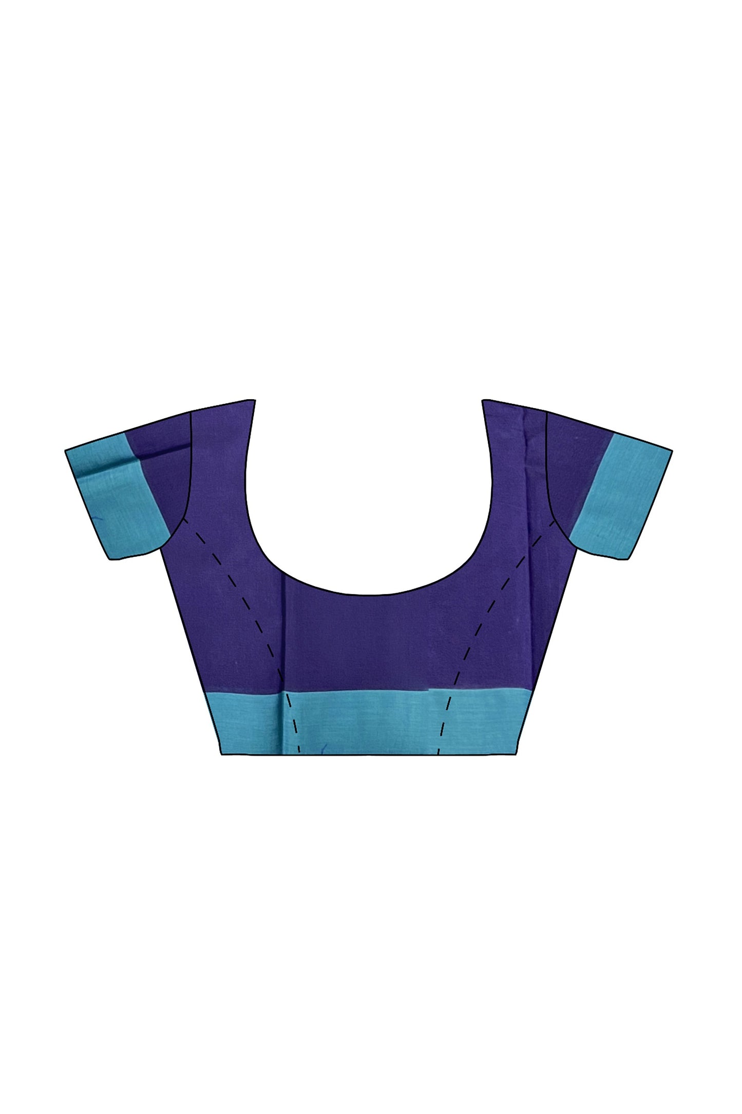 SENSAN Women’s Kanchi Cotton Saree with Blouse Piece [SKU:790]
