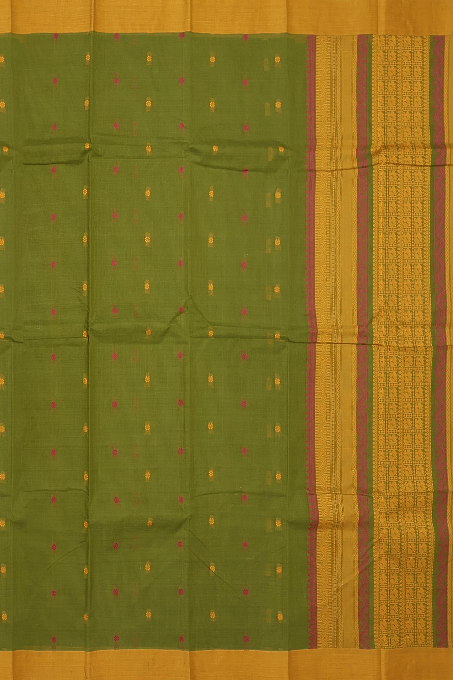 SENSAN Women’s Kanchi Cotton Saree with Blouse Piece [SKU:790]