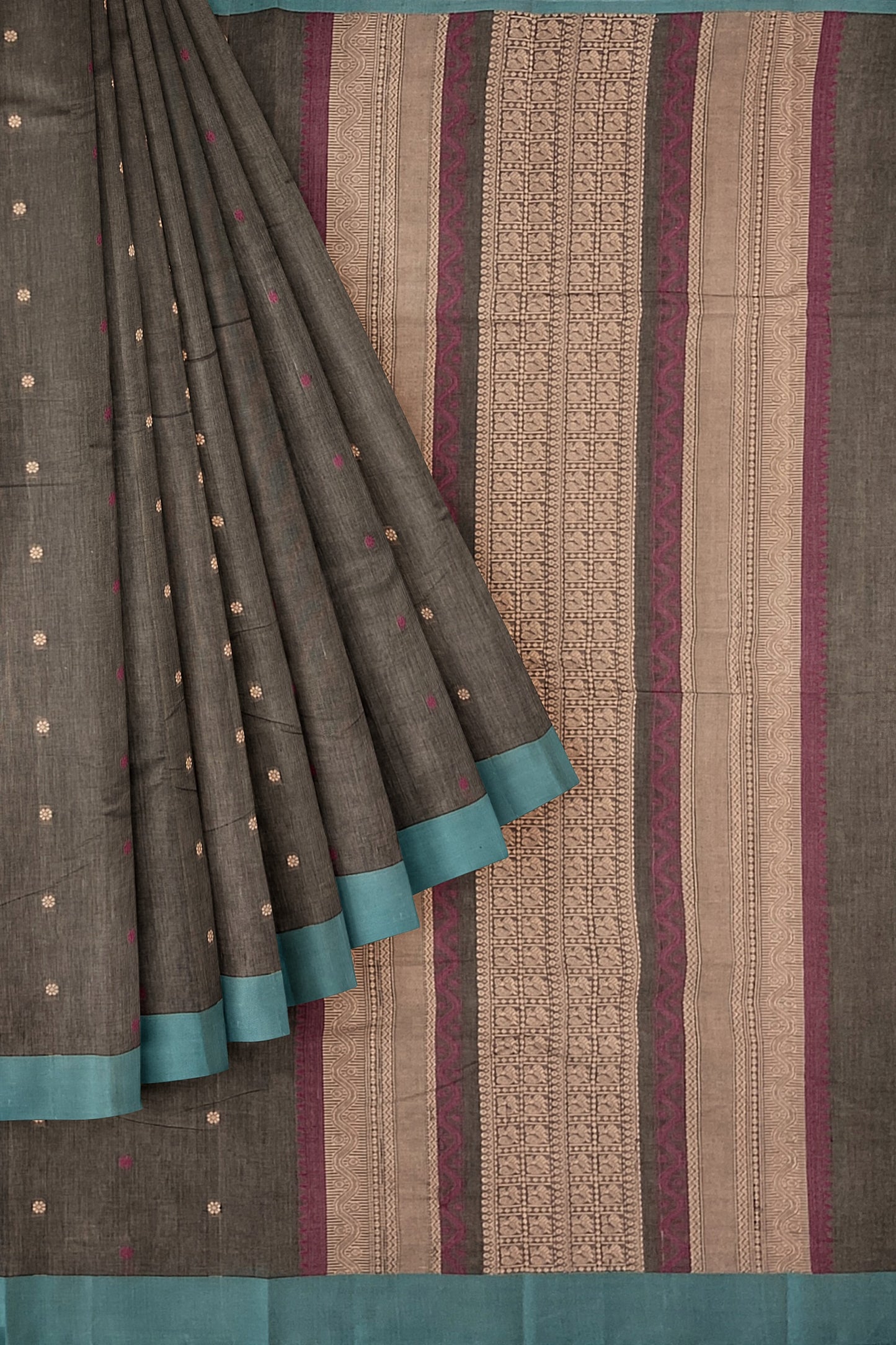 SENSAN Women’s Kanchi Cotton Saree with Blouse Piece [SKU:790]