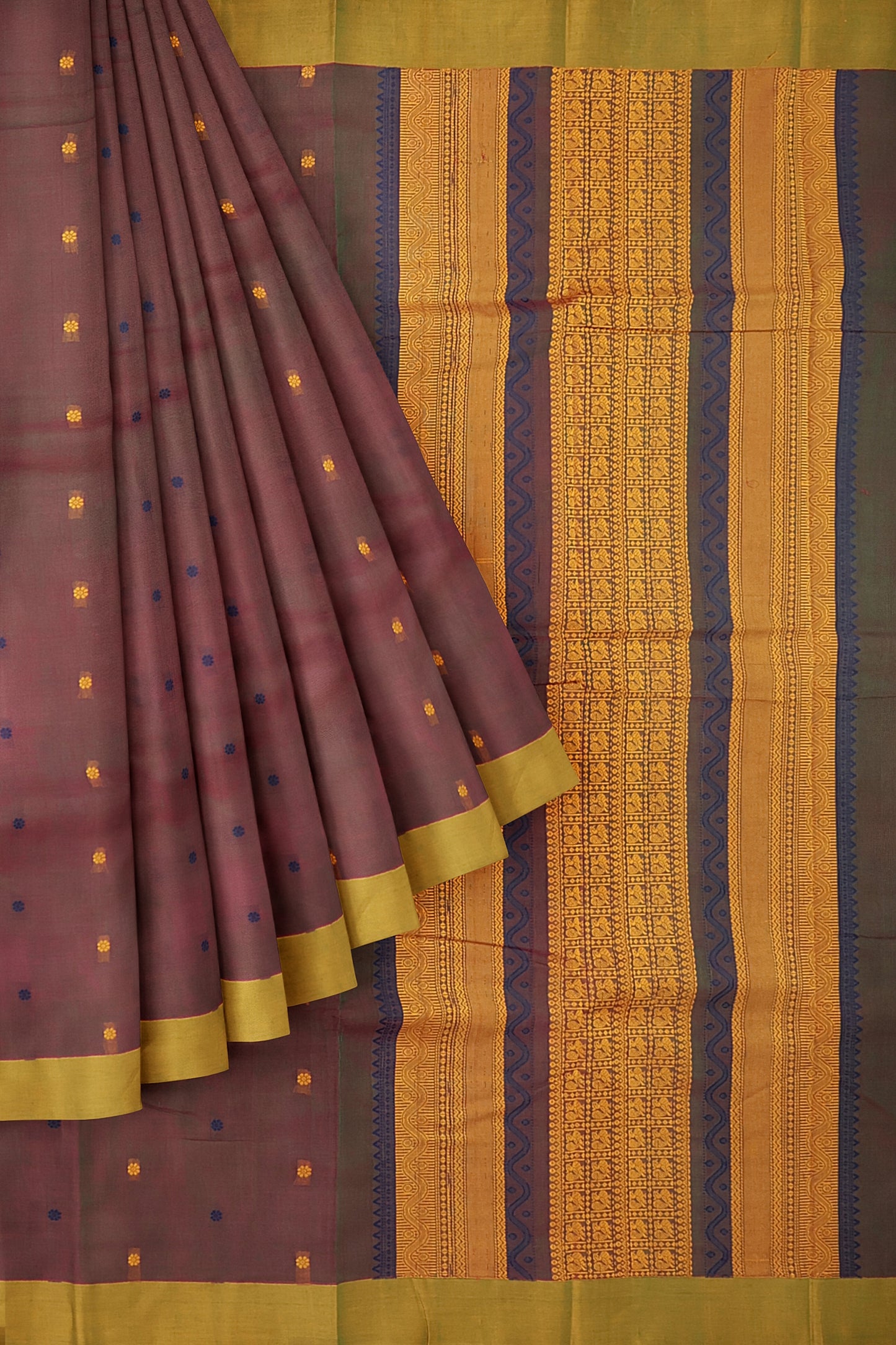 SENSAN Women’s Kanchi Cotton Saree with Blouse Piece [SKU:790]