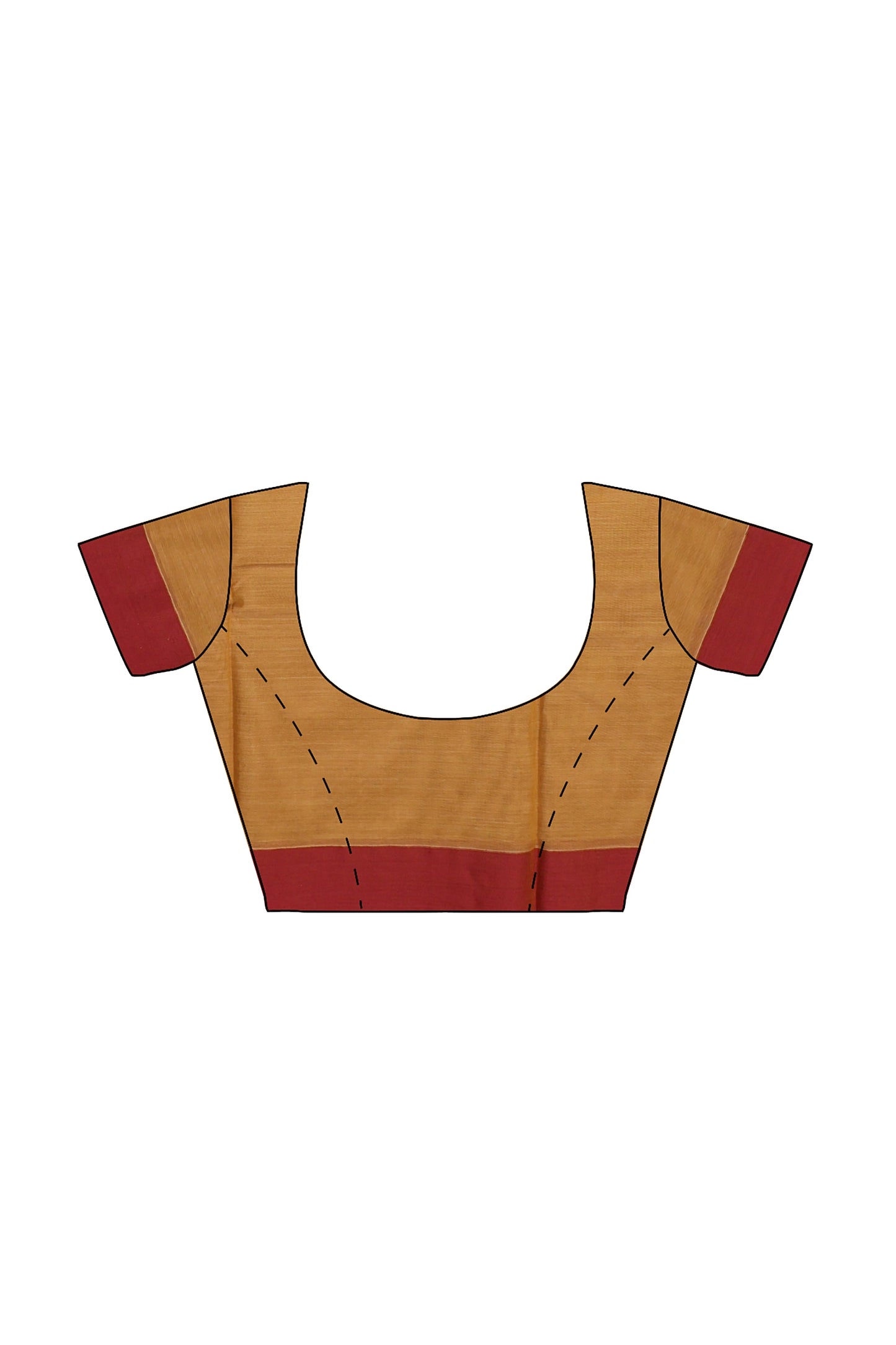 SENSAN Women’s Kanchi Cotton Saree with Blouse Piece [SKU:790]
