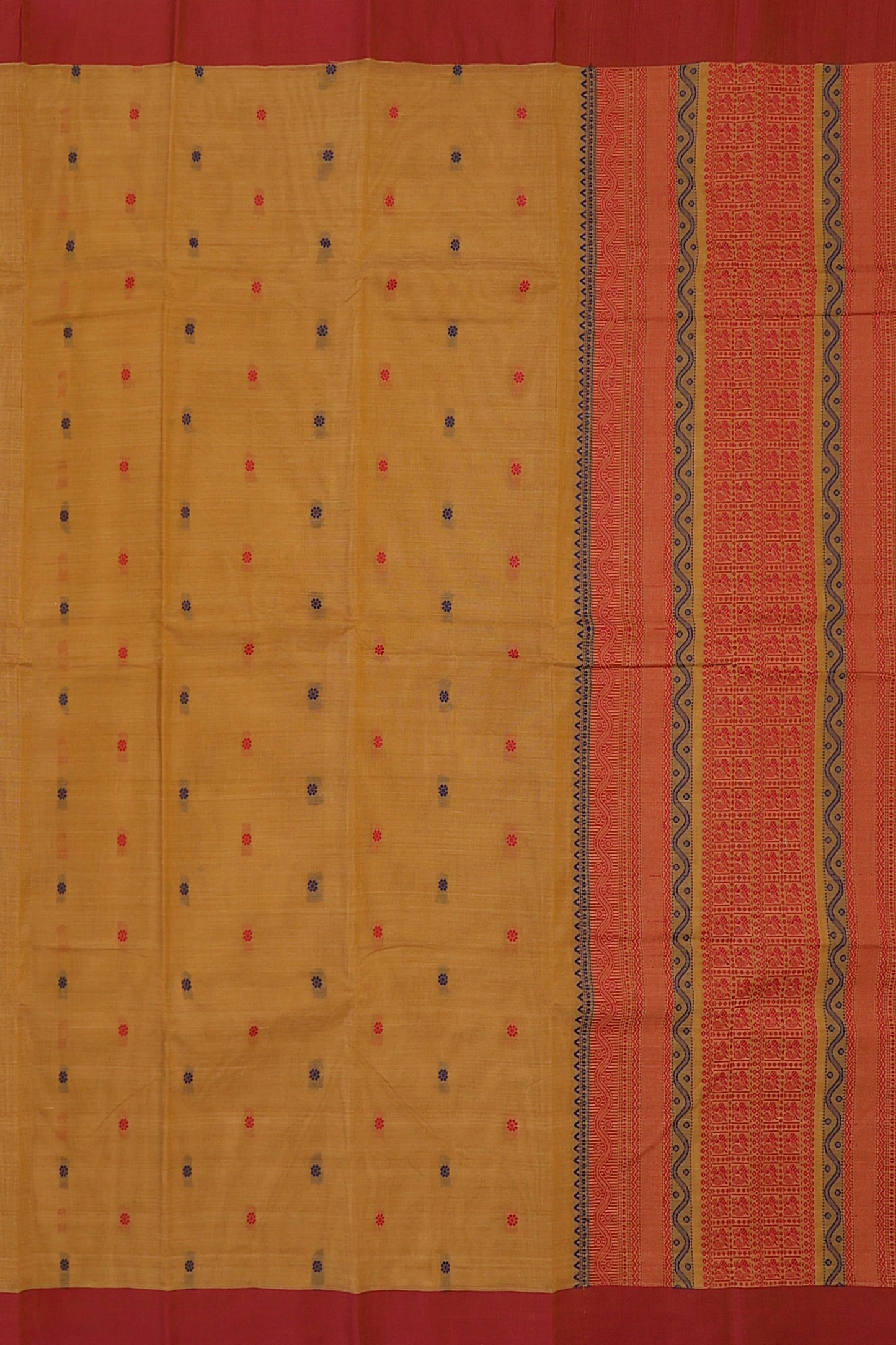 SENSAN Women’s Kanchi Cotton Saree with Blouse Piece [SKU:790]