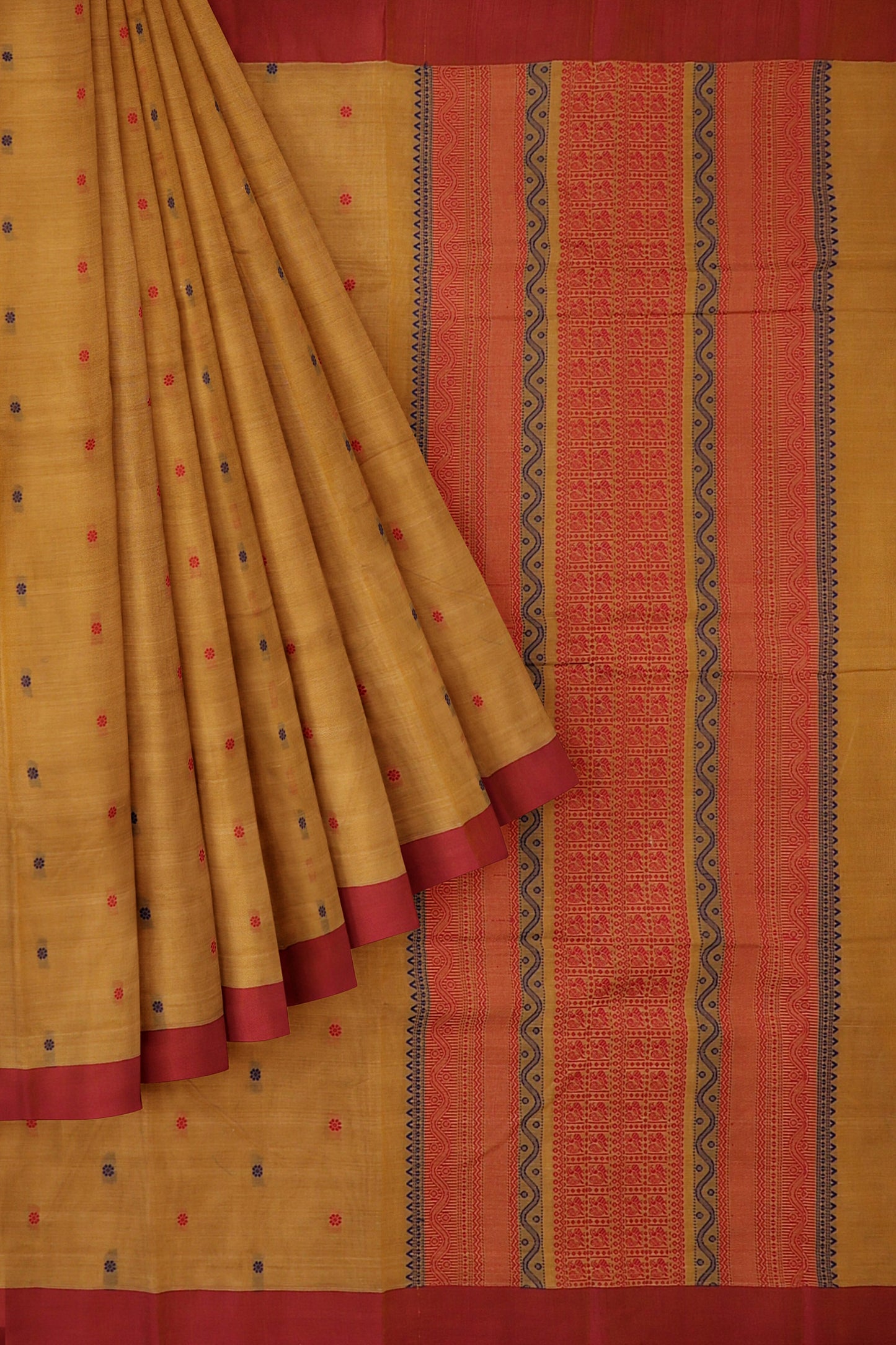 SENSAN Women’s Kanchi Cotton Saree with Blouse Piece [SKU:790]