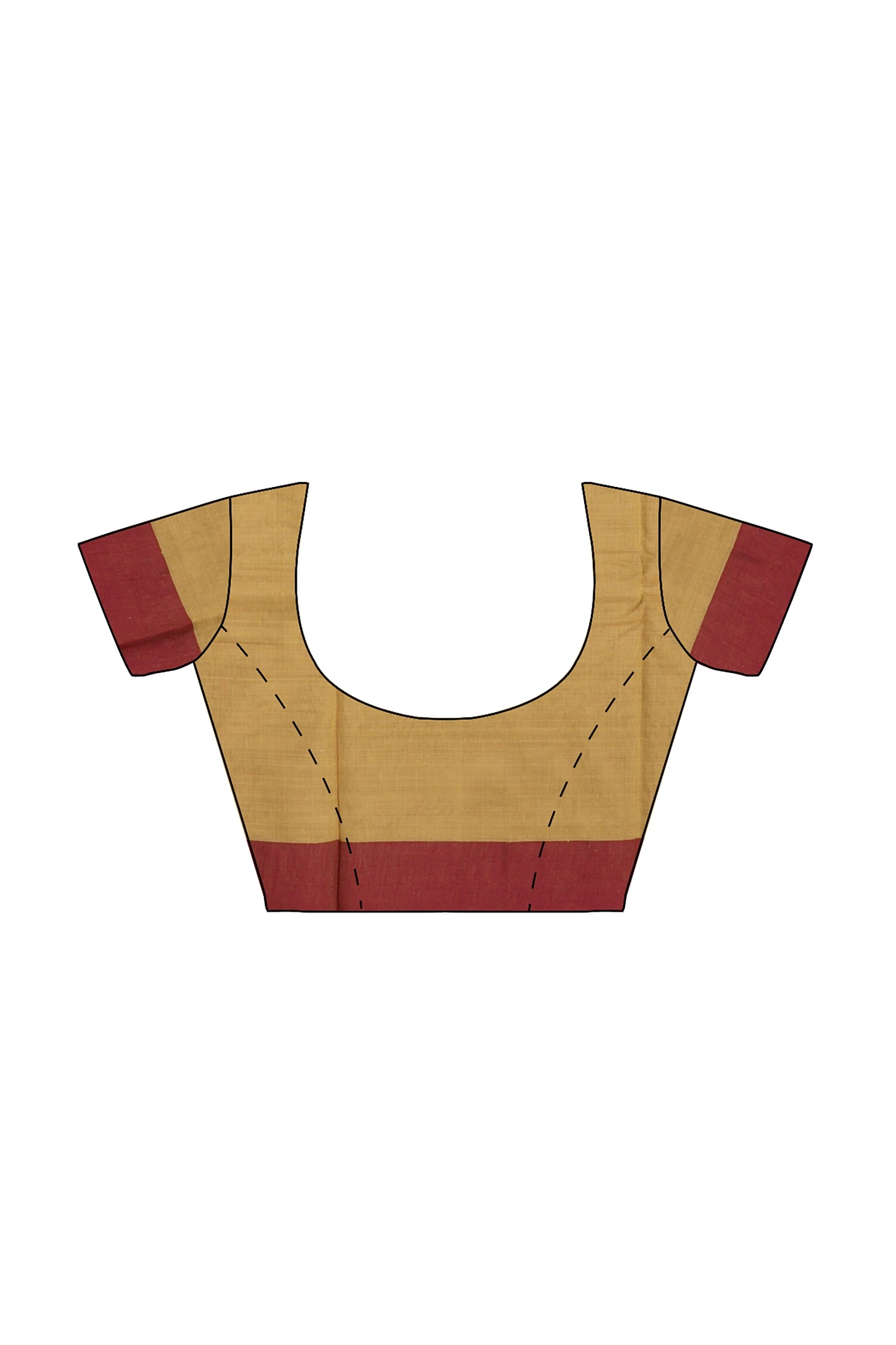 SENSAN Women’s Kanchi Cotton Saree with Blouse Piece [SKU:790]